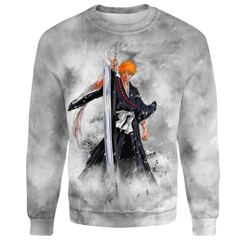 Ichigo Kurosaki Hoodie / T-Shirt V4