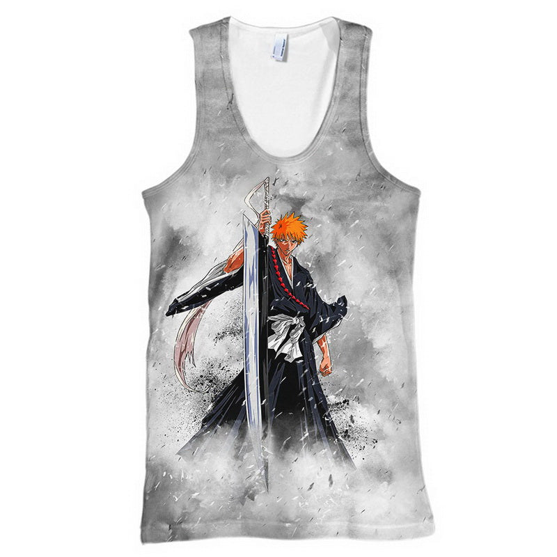 Ichigo Kurosaki Hoodie / T-Shirt V4