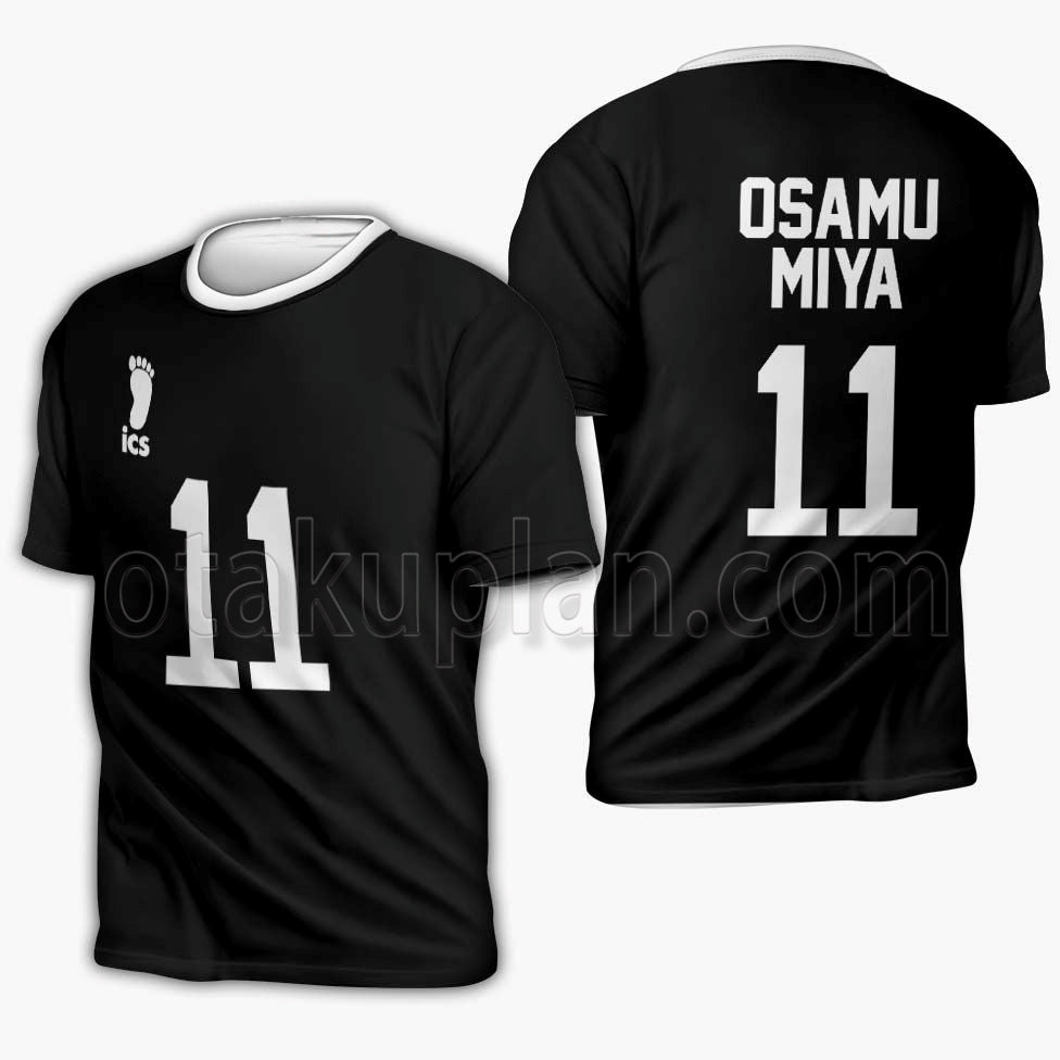 Inarizaki Osamu Miya Hoodie Uniform Number 11 Anime