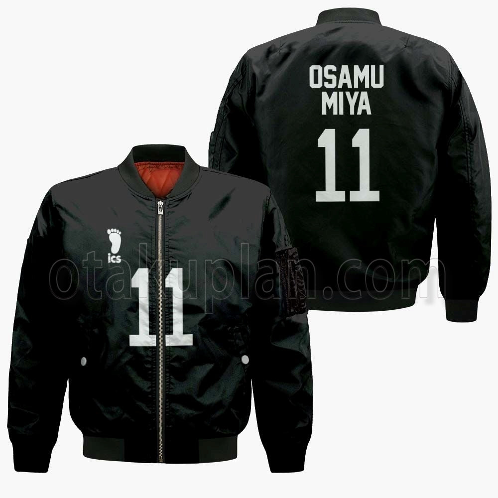 Inarizaki Osamu Miya Hoodie Uniform Number 11 Anime
