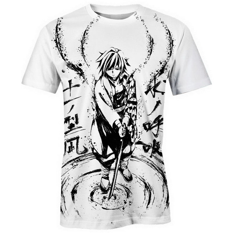 Ink Tomioka Giyu Hoodie / T-Shirt