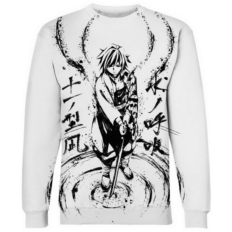 Ink Tomioka Giyu Hoodie / T-Shirt