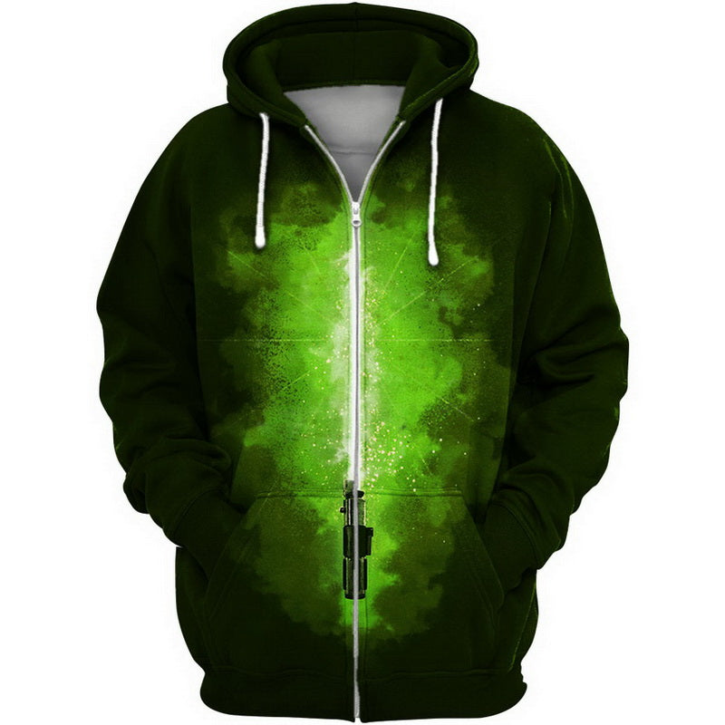 Jedi Lightsaber Hoodie / T-Shirt