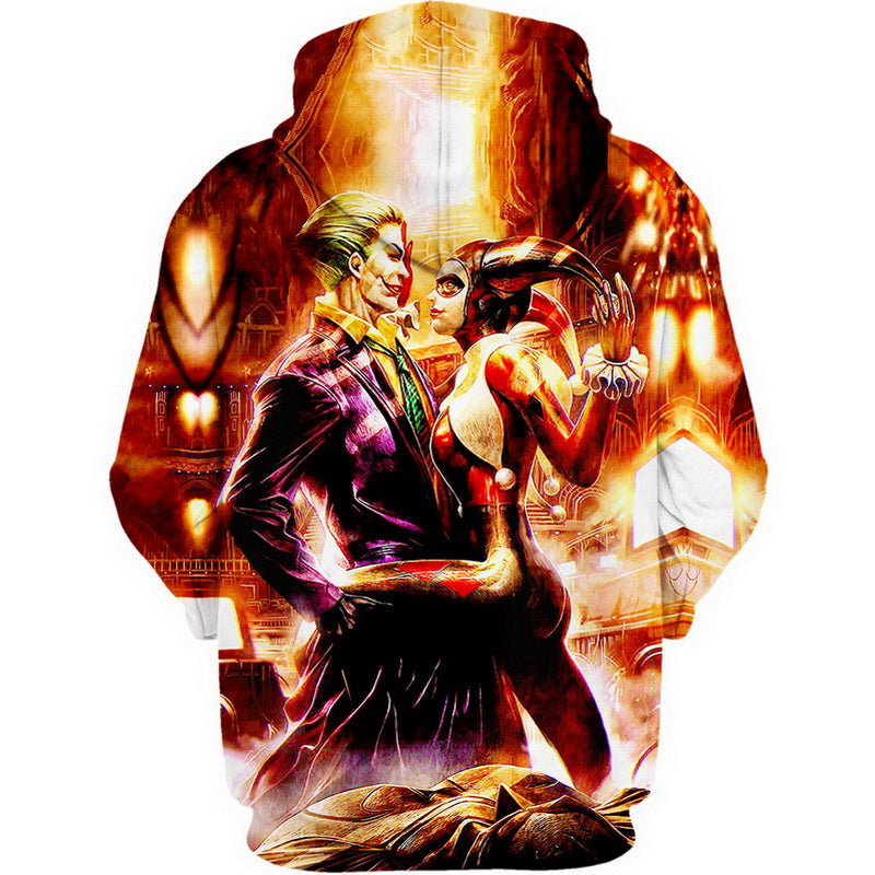 Joker and Harley Love Crazy Hoodie / T-Shirt
