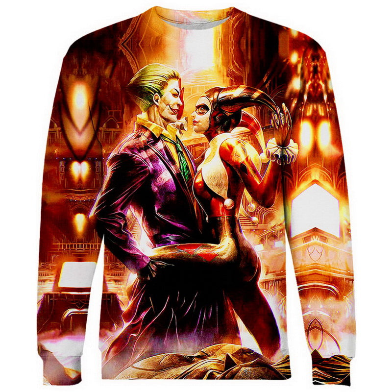 Joker and Harley Love Crazy Hoodie / T-Shirt