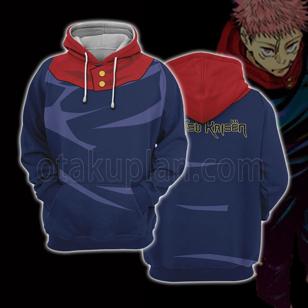 Anime Sorcery Fight Yuji Itadori Cosplay Hoodie