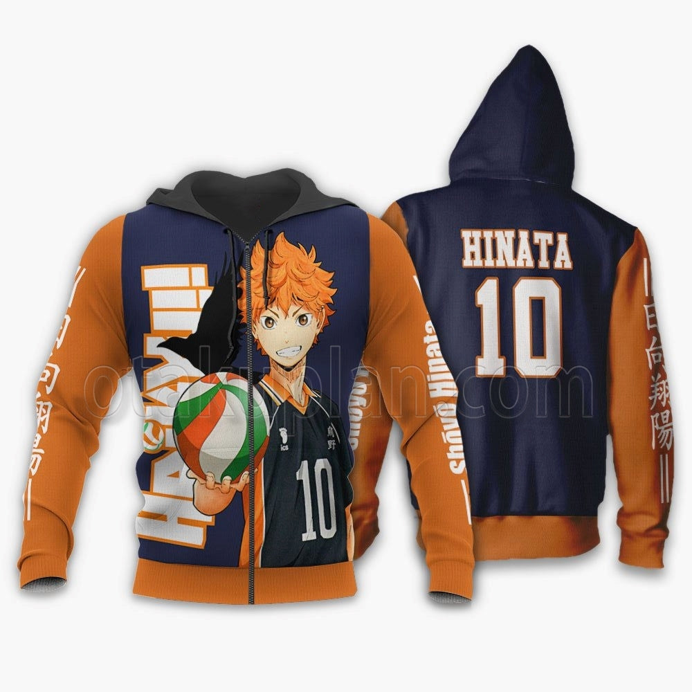 Karasuno Shoyo Hinata Hoodie Anime