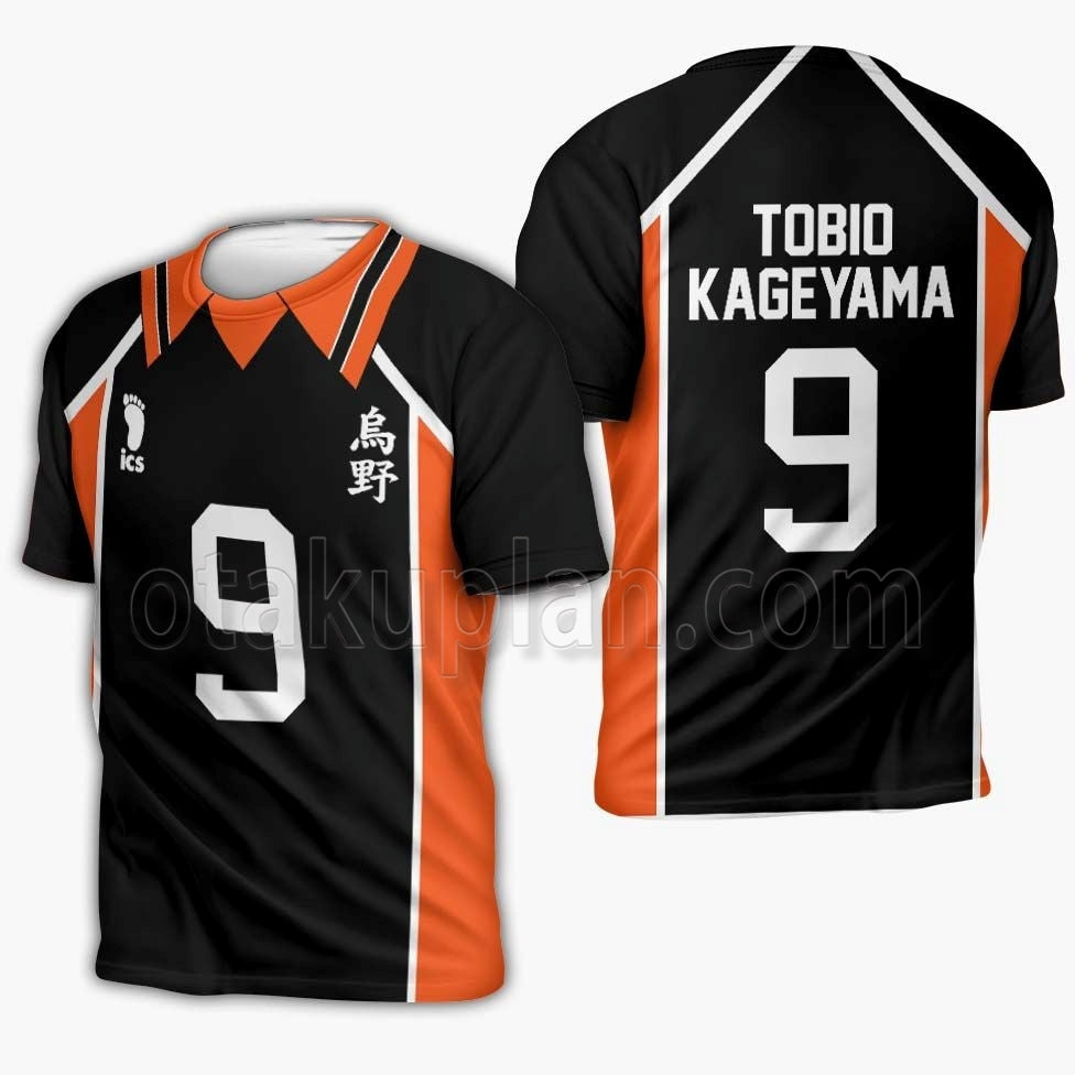 Karasuno Tobio Kageyama Uniform Hoodie Num 9 Custom