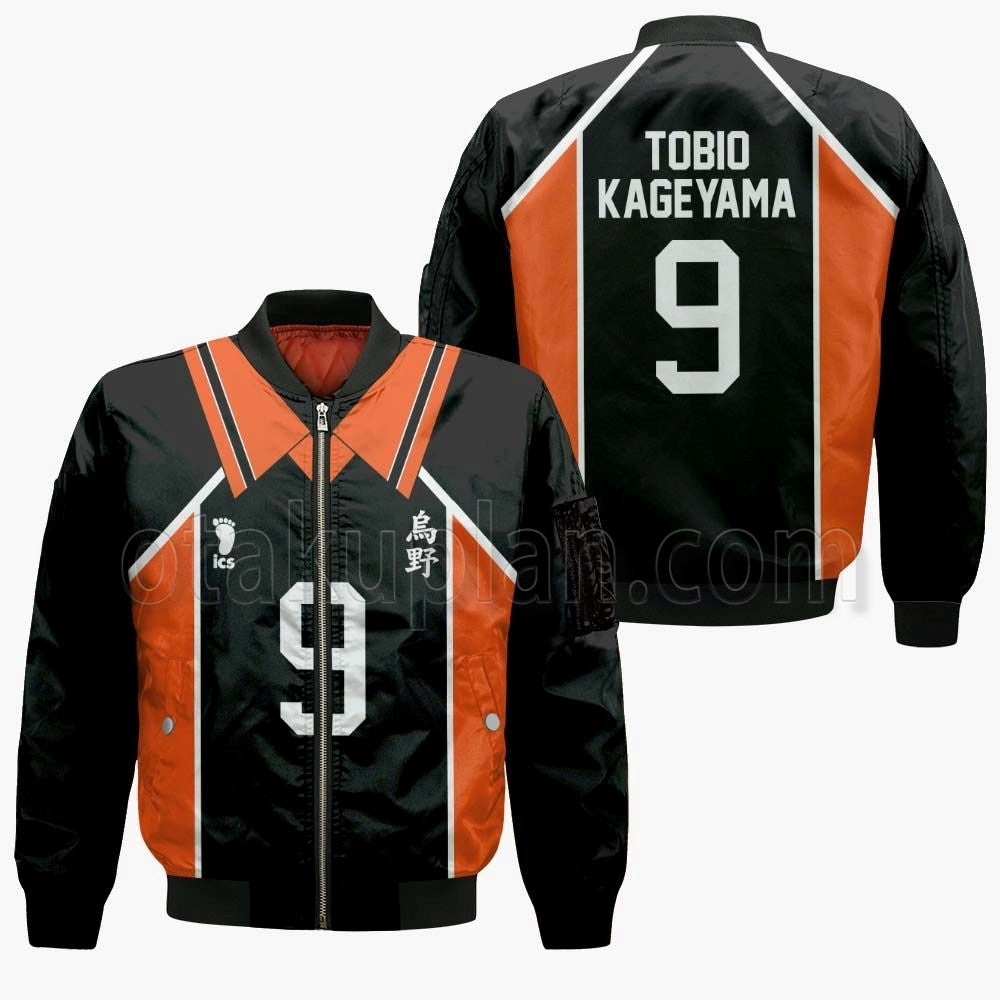 Karasuno Tobio Kageyama Uniform Hoodie Num 9 Custom