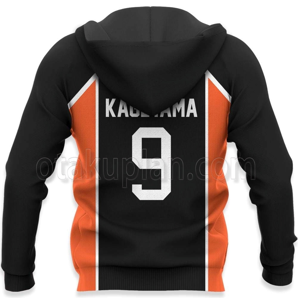 Karasuno Tobio Kageyama Uniform Hoodie Num 9 Custom