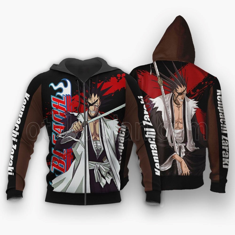 Kenpachi Zaraki Hoodie BL Custom
