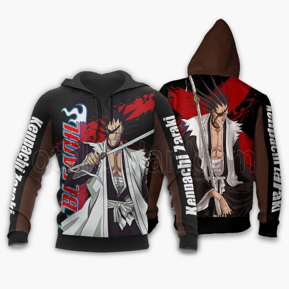 Kenpachi Zaraki Hoodie BL Custom