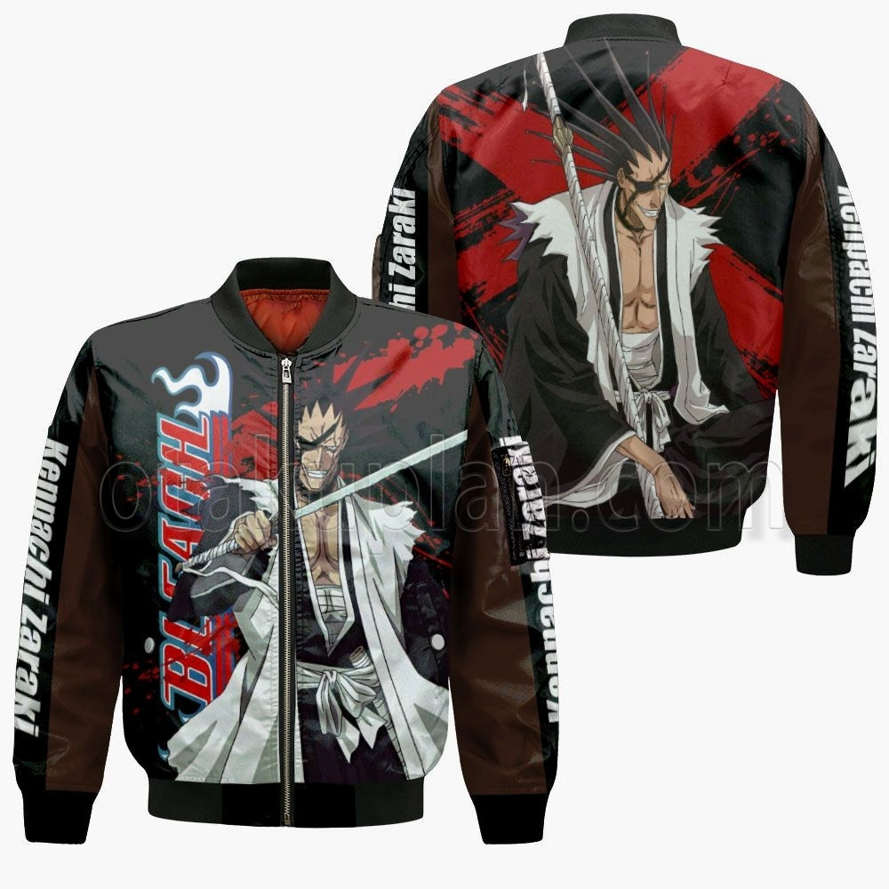 Kenpachi Zaraki Hoodie BL Custom