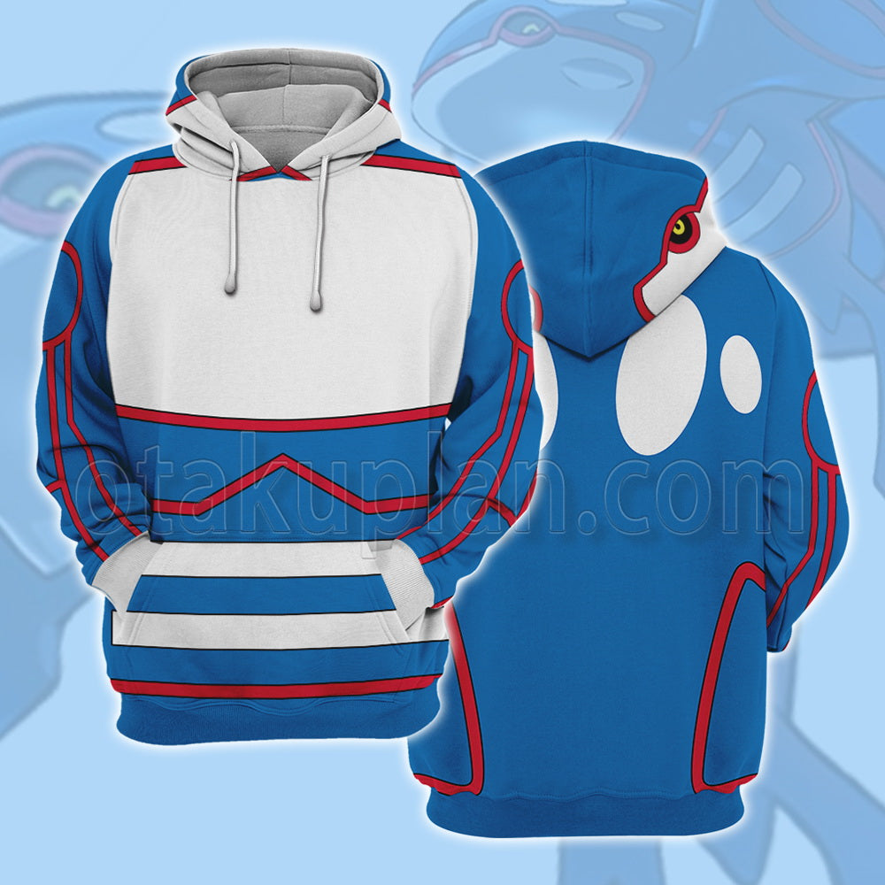 kyogre Appearance Pattern Cosplay Hoodie