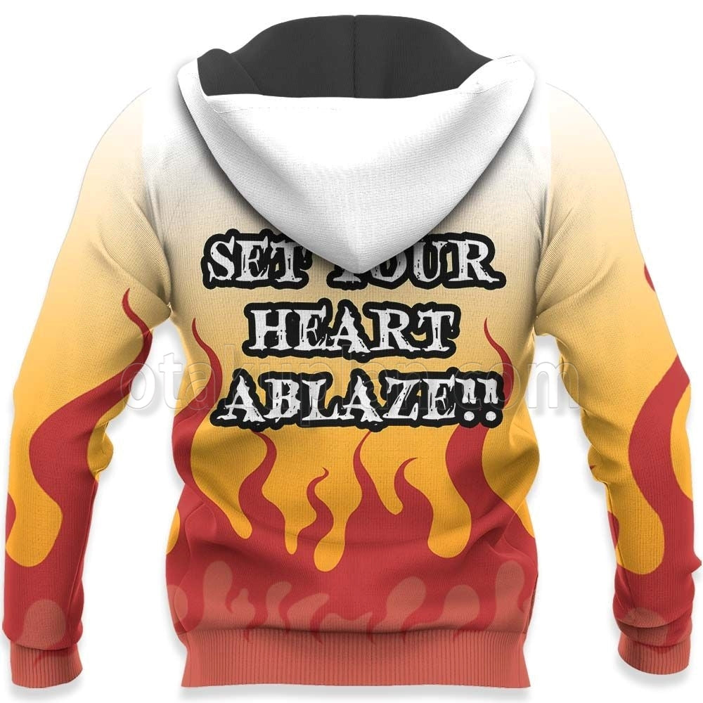 Kyojuro Rengoku Hoodie Custom
