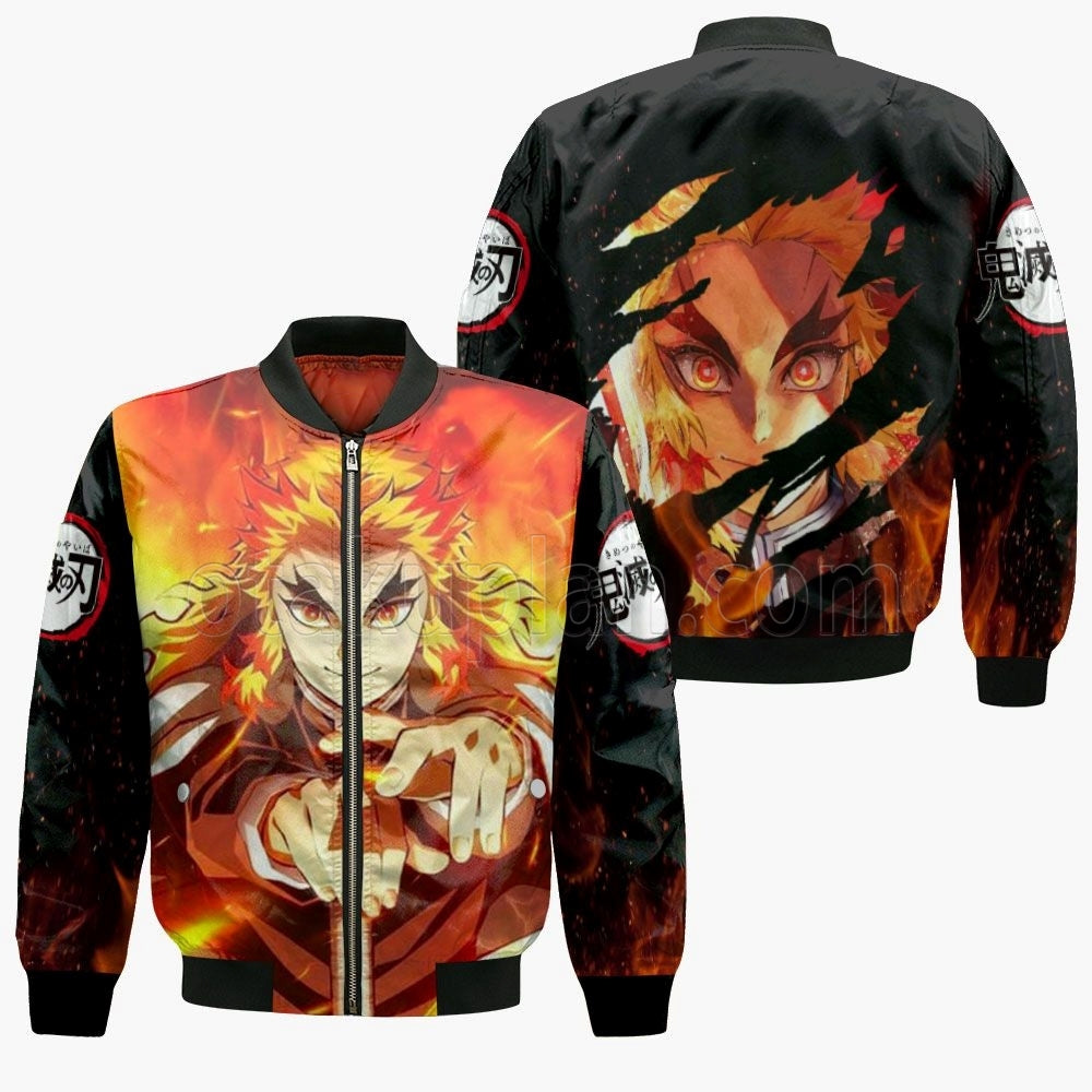 Kyojuro Rengoku Hoodie Custom Anime