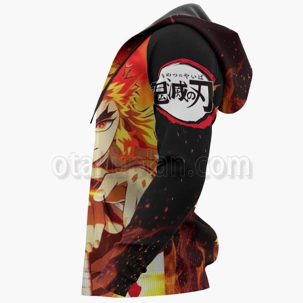 Kyojuro Rengoku Hoodie Custom Anime