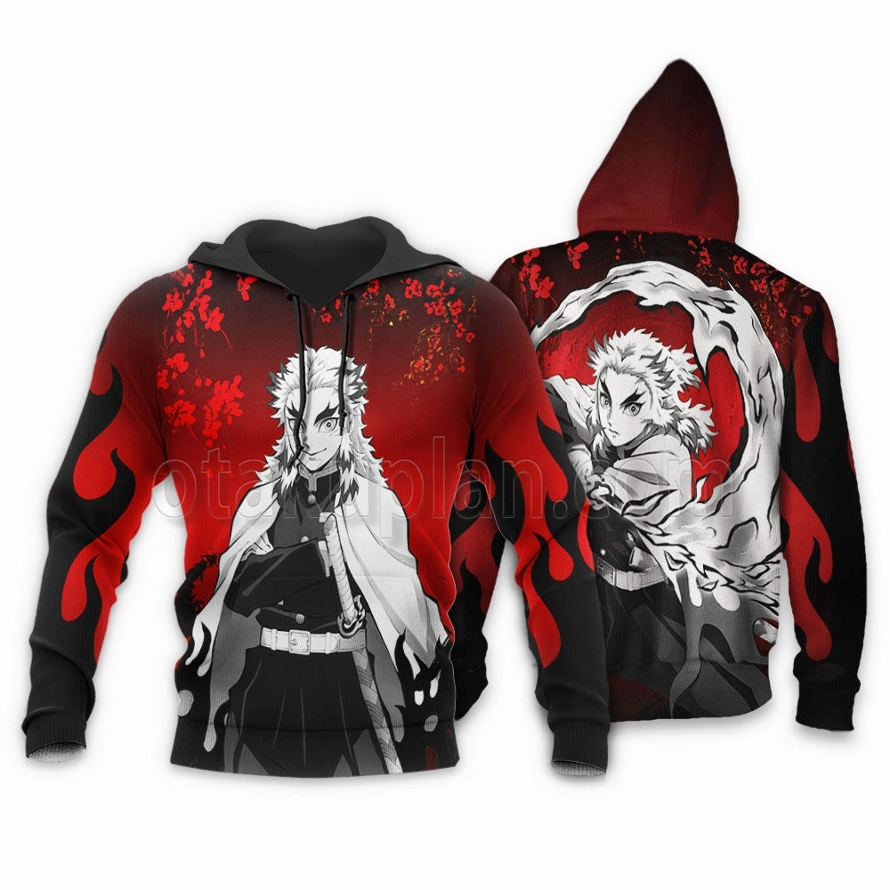 Kyojuro Rengoku Hoodie Custom Japan Art