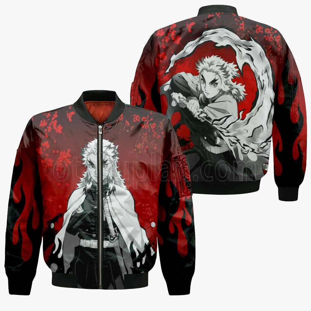Kyojuro Rengoku Hoodie Custom Japan Art