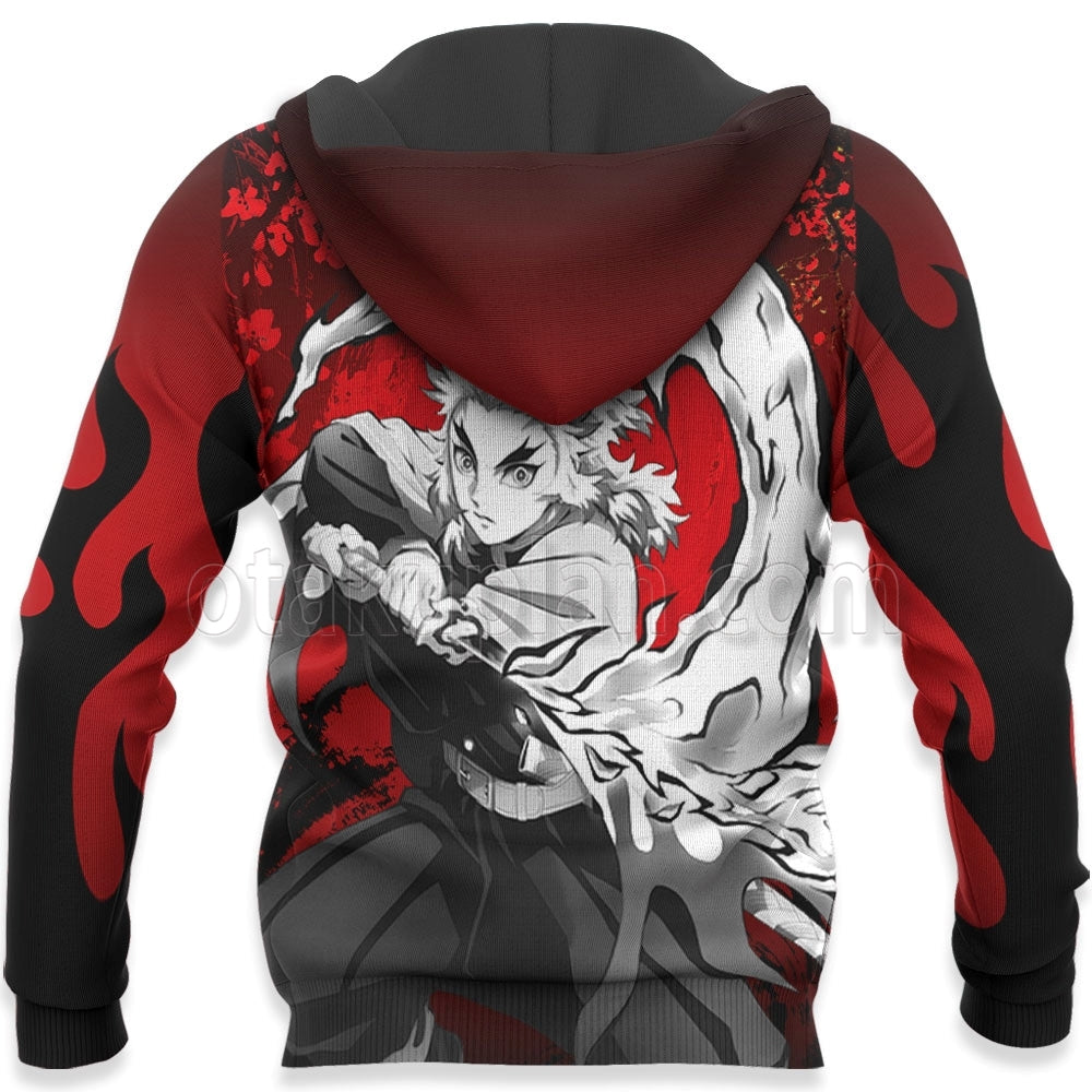 Kyojuro Rengoku Hoodie Custom Japan Art