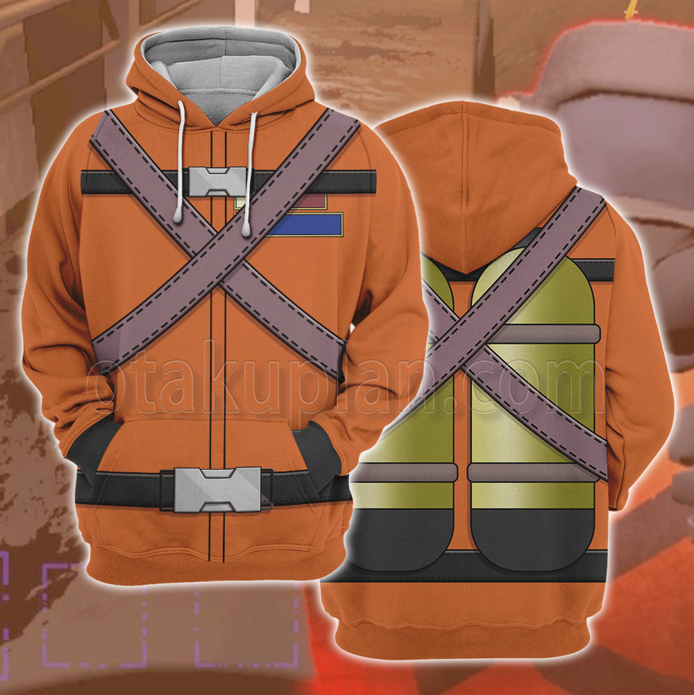 Lethal Company Orange Cosplay Hoodie