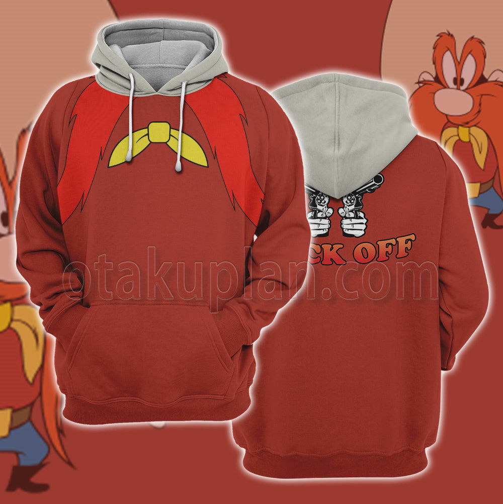 Looney Tunes Yosemite Sam Red Cosplay Hoodie