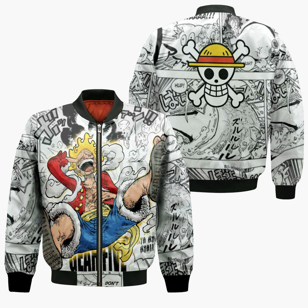 Luffy Gear 5 Awakening Hoodie Custom Anime Mixed Manga