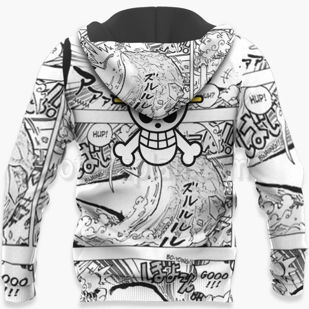 Luffy Gear 5 Awakening Hoodie Custom Anime Mixed Manga