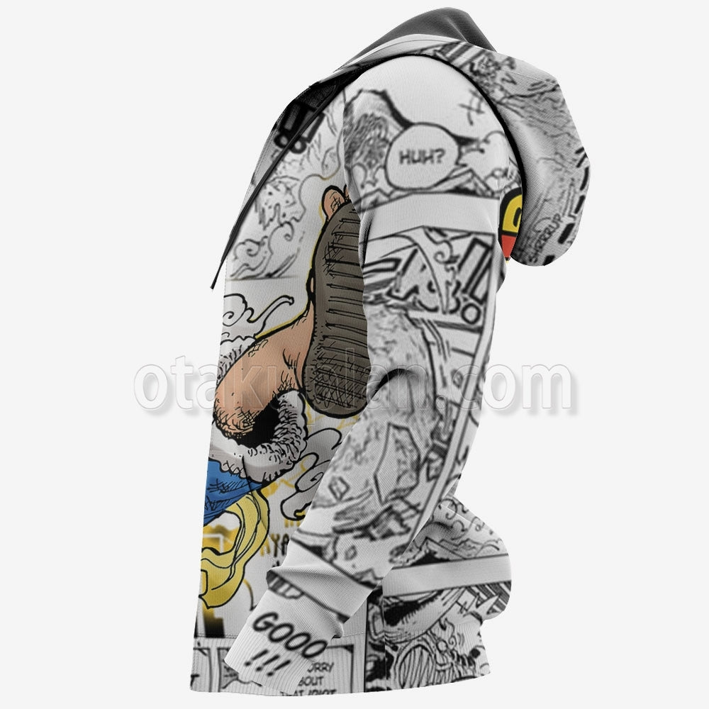 Luffy Gear 5 Awakening Hoodie Custom Anime Mixed Manga