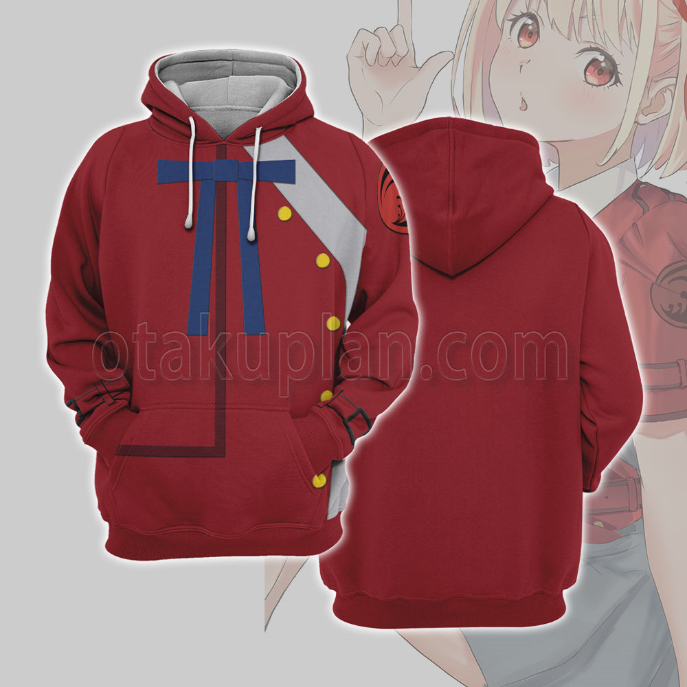 Lycoris Recoil Chisato Nishikigi Cosplay Hoodie