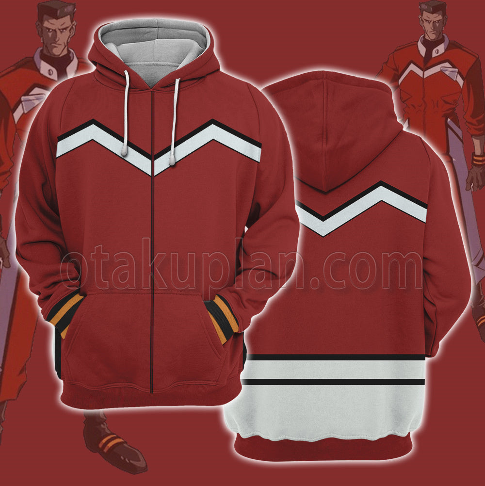 Macross Plus Bowman Guld Goa Red Cosplay Hoodie