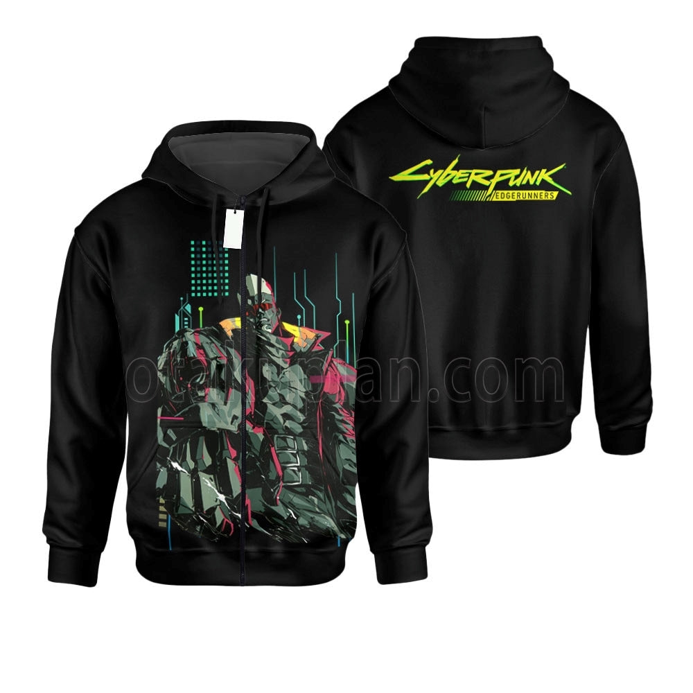 Maine Cyberpunk Custom Hoodie