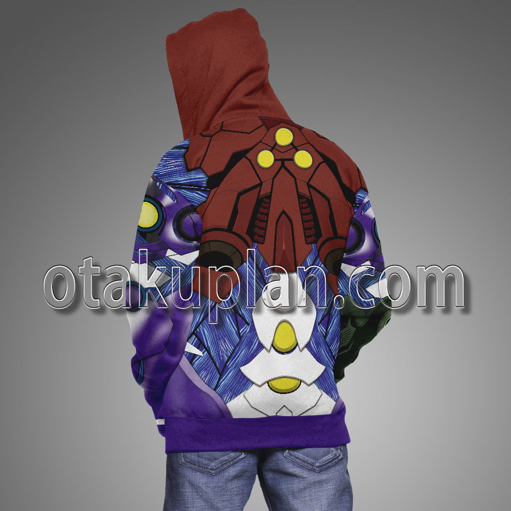Metroid Dread Samus Aran Gravity Suit Cosplay Hoodie