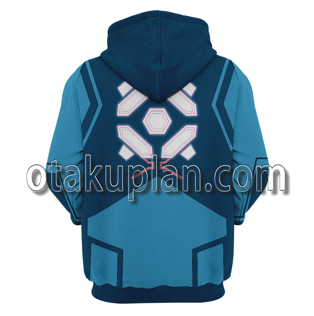 Metroid Dread Samus Aran Lnner Tight-Fitting Protective Clothing Cosplay Hoodie