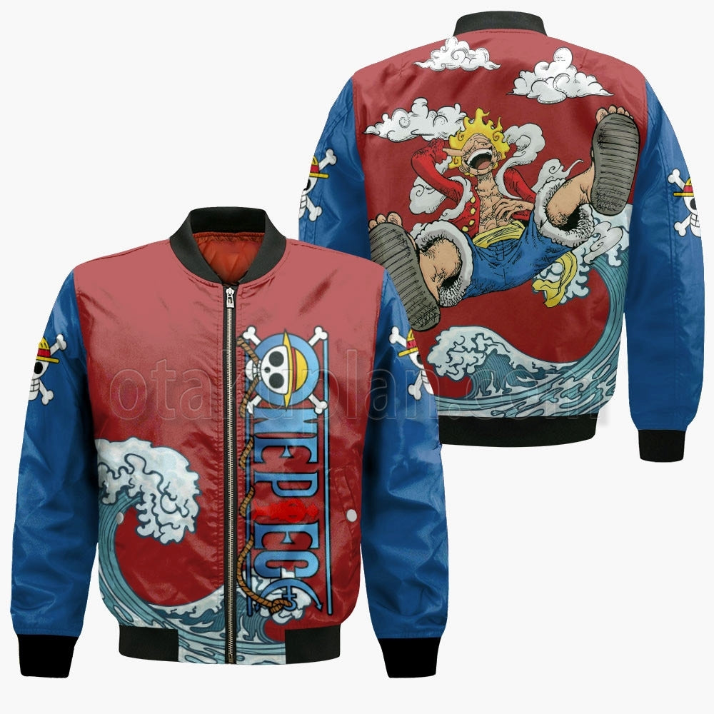 Monkey D Luffy Hoodie Shirt Custom Gear 5 Awakening
