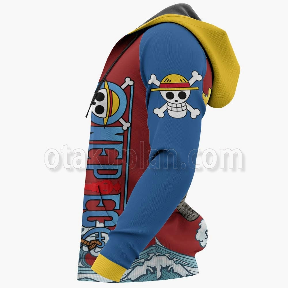 Monkey D Luffy Hoodie Shirt Custom Gear 5 Awakening