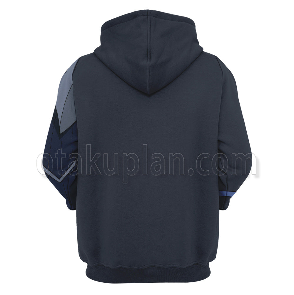 Monkey Wrench Bulldog Browns Blue Cosplay Hoodie
