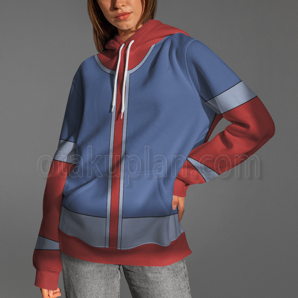 Monkey Wrench Shrike Sanchez Blue Cosplay Hoodie