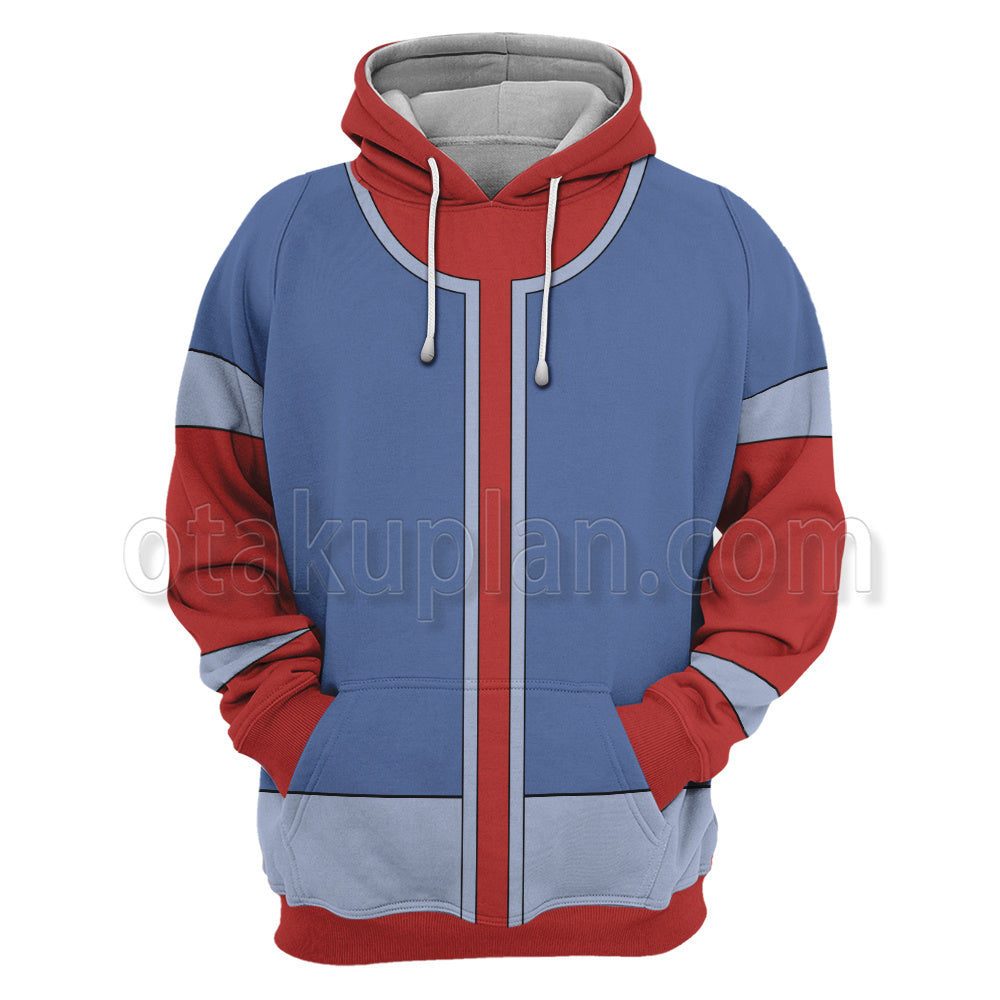Monkey Wrench Shrike Sanchez Blue Cosplay Hoodie