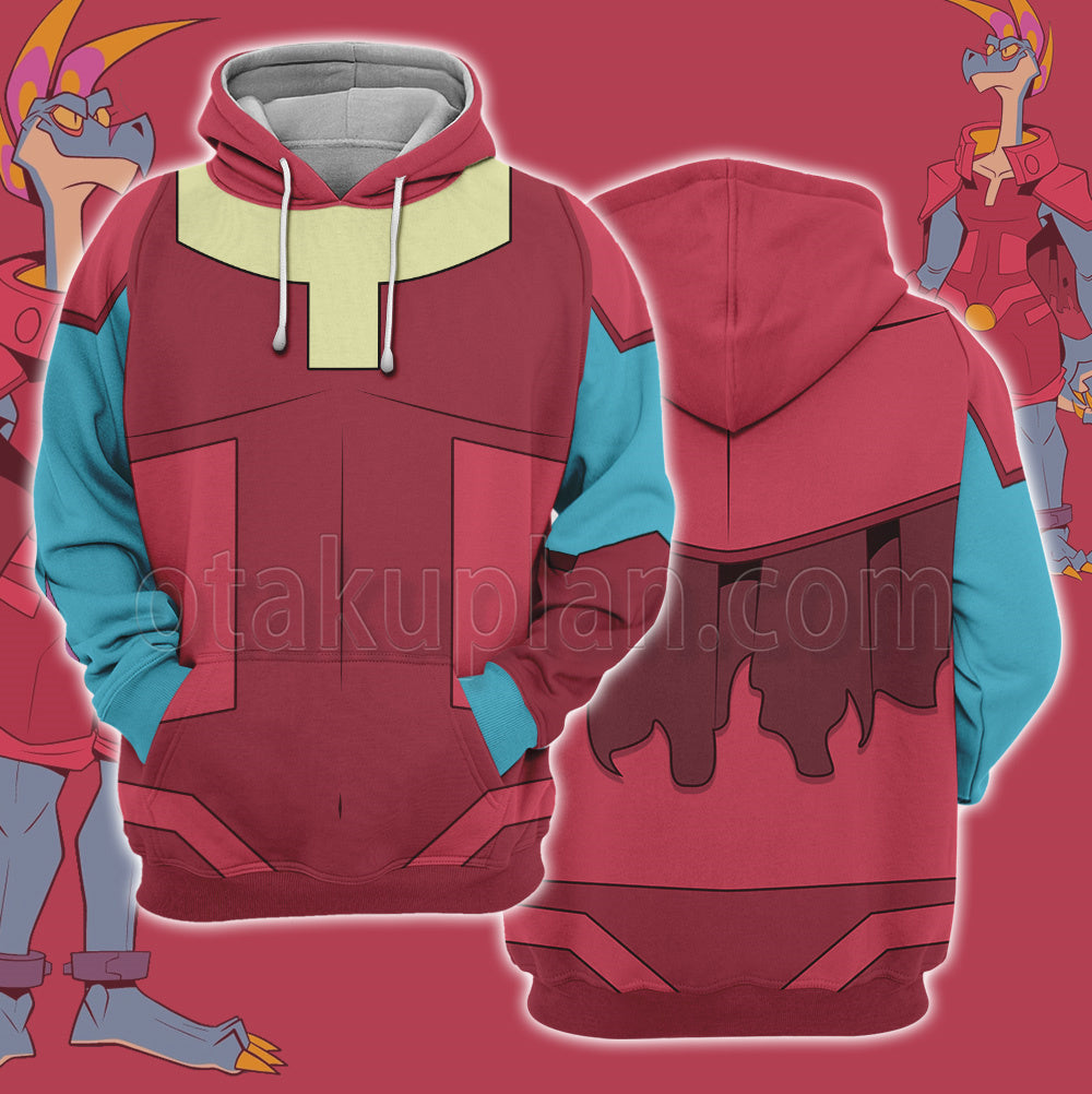 Monkey Wrench Tyneen Red Cosplay Hoodie