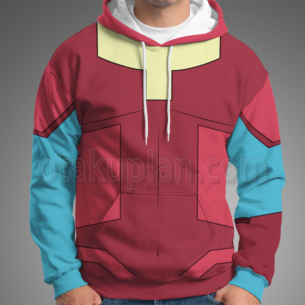Monkey Wrench Tyneen Red Cosplay Hoodie