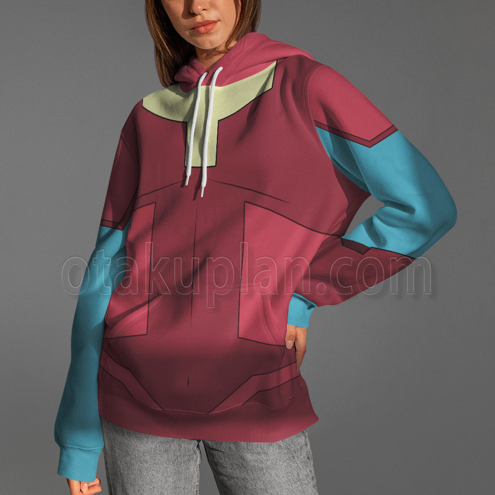 Monkey Wrench Tyneen Red Cosplay Hoodie