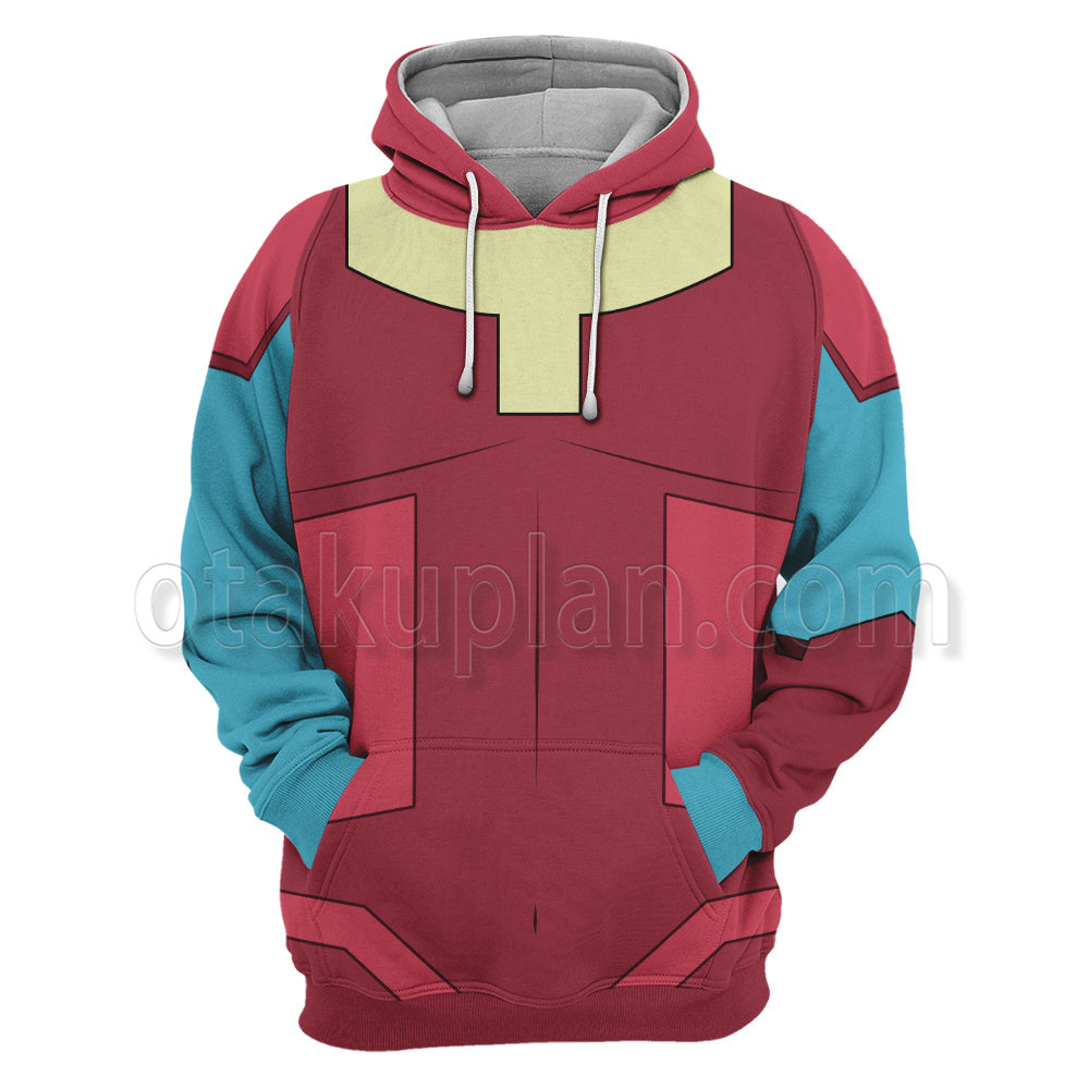 Monkey Wrench Tyneen Red Cosplay Hoodie