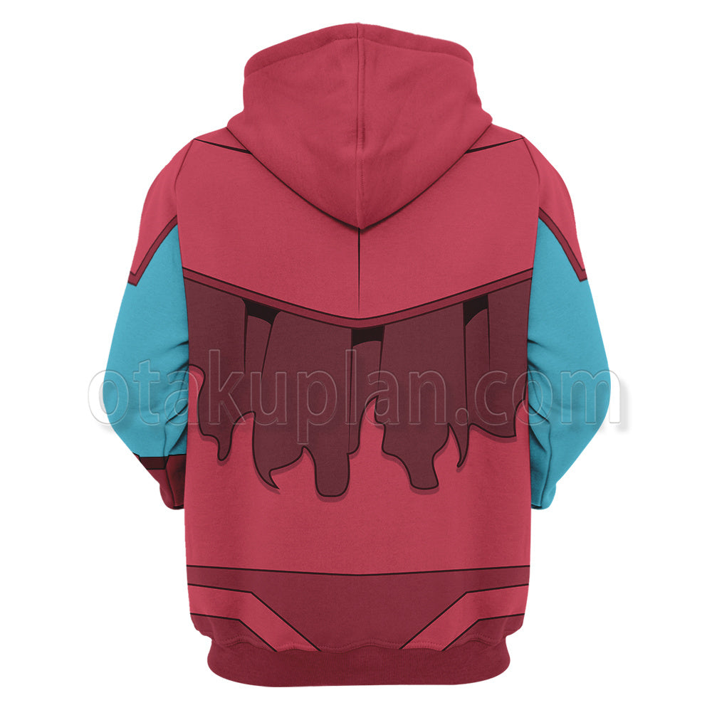 Monkey Wrench Tyneen Red Cosplay Hoodie