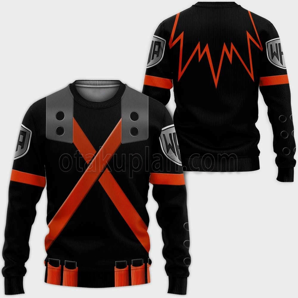 Musketeer Katsuki Bakugo Hoodie Jacket Anime Costume