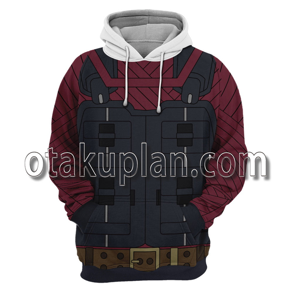 Anime Heroes Rising Mummy Grey Cosplay Hoodie