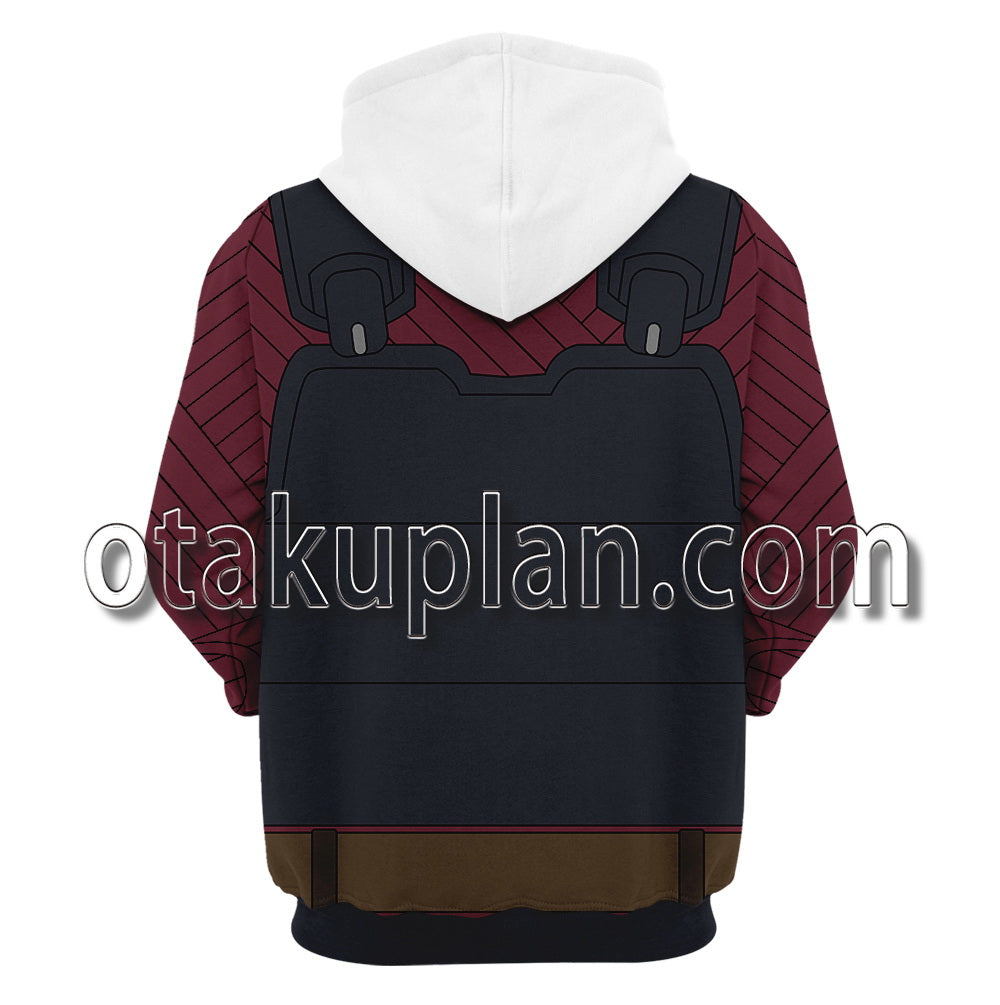 Anime Heroes Rising Mummy Grey Cosplay Hoodie