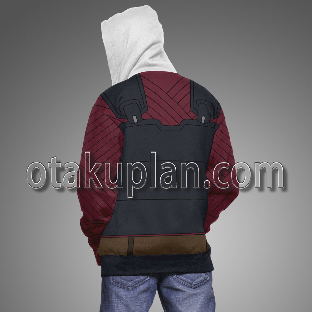 Anime Heroes Rising Mummy Grey Cosplay Hoodie