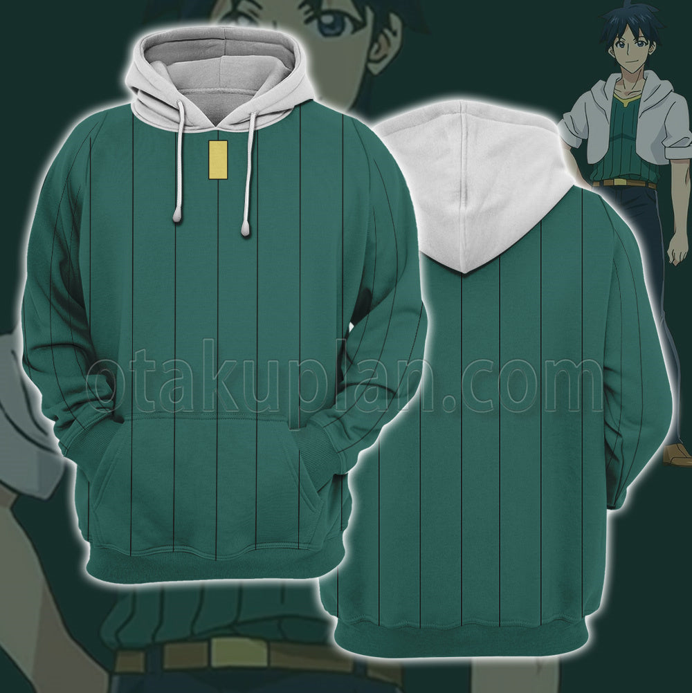 My Unique Skill Makes Me Satou Ryouta Green Cospaly Hoodie