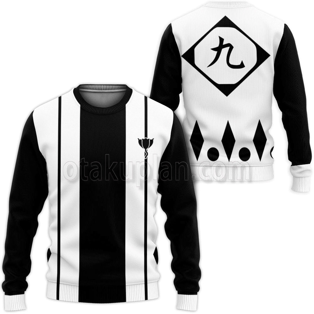 Nineth Division Hoodie Shirts Gotei 13 Uniform Custom Clothes